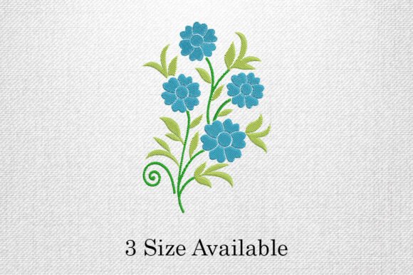 Blue Blossom Floral Embroidery Design Review