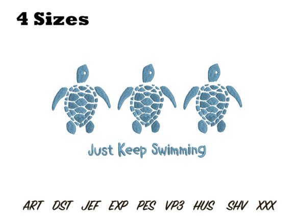 Just Keep Swimming Embroidery: A Seller’s Review