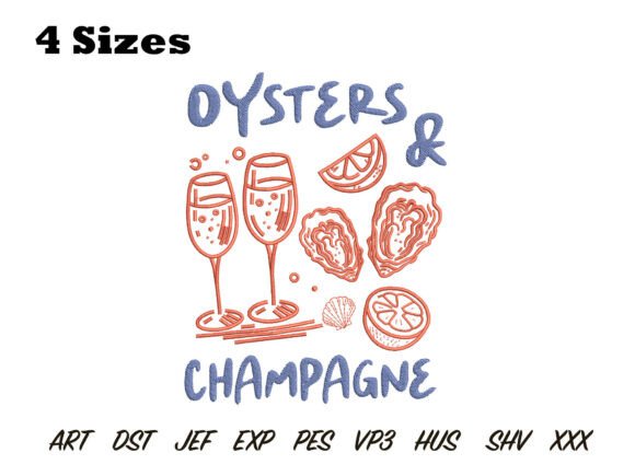 Oysters and Champagne Embroidery: A Designer’s Review