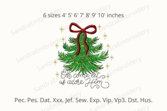 Review: Christmas Tree Embroidery Jesus Design