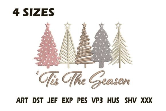 Review: Christmas Trees Embroidery Design