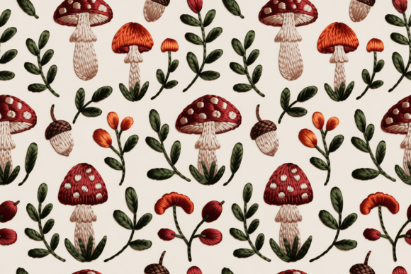 Review: Cottagecore Mushroom Embroidery PATTERN