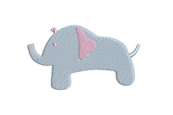 Review: Minimalist Baby Elephant Embroidery Design