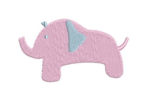 Review: Minimalist Pink Baby Elephant Design