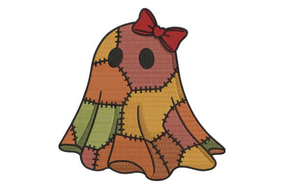 Review: Patchwork Ghost with Bow Embroidery