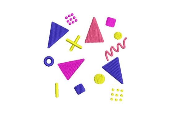 Review: Retro 80s Abstract Geometric Embroidery