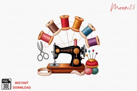 Review: Vintage Sewing Set Embroidery PNG for Merch