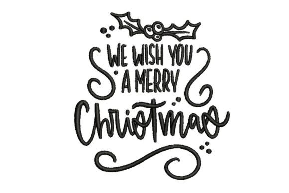 Review: We Wish You a Merry Christmas Calligraphy Design