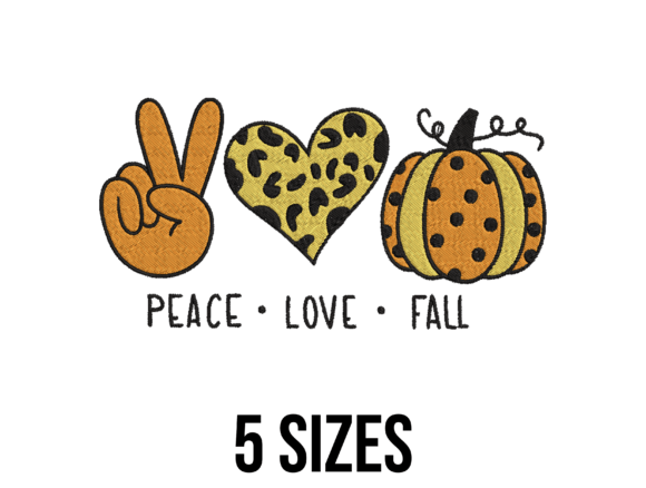 Reviewing Peace Love Pumpkin Embroidery for Fall Apparel