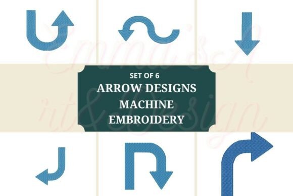 Reviewing the 6 Machine Embroidery Arrows Design Set