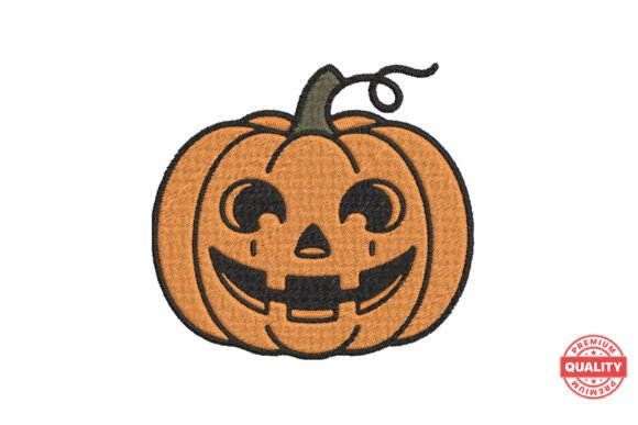 Reviewing the Smiling Pumpkin Halloween Embroidery Design